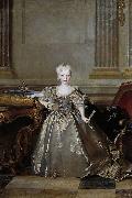 Nicolas de Largilliere Portrait of the Mariana Victoria of Spain, Infanta of Spain and future Queen of Portugal; eldest daughter of Philip V of Spain and his second wife Eli oil